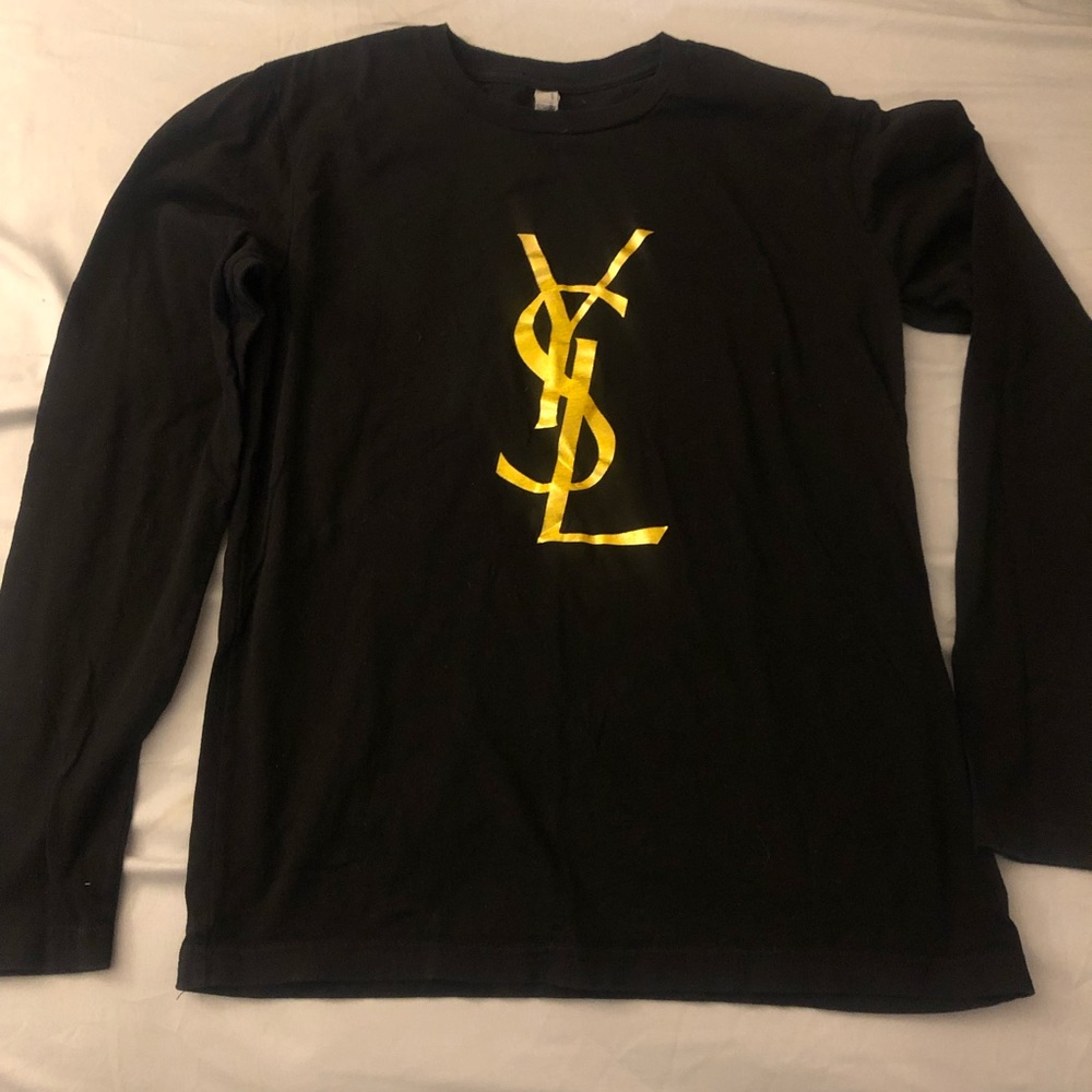 YSL logo long sleeve.